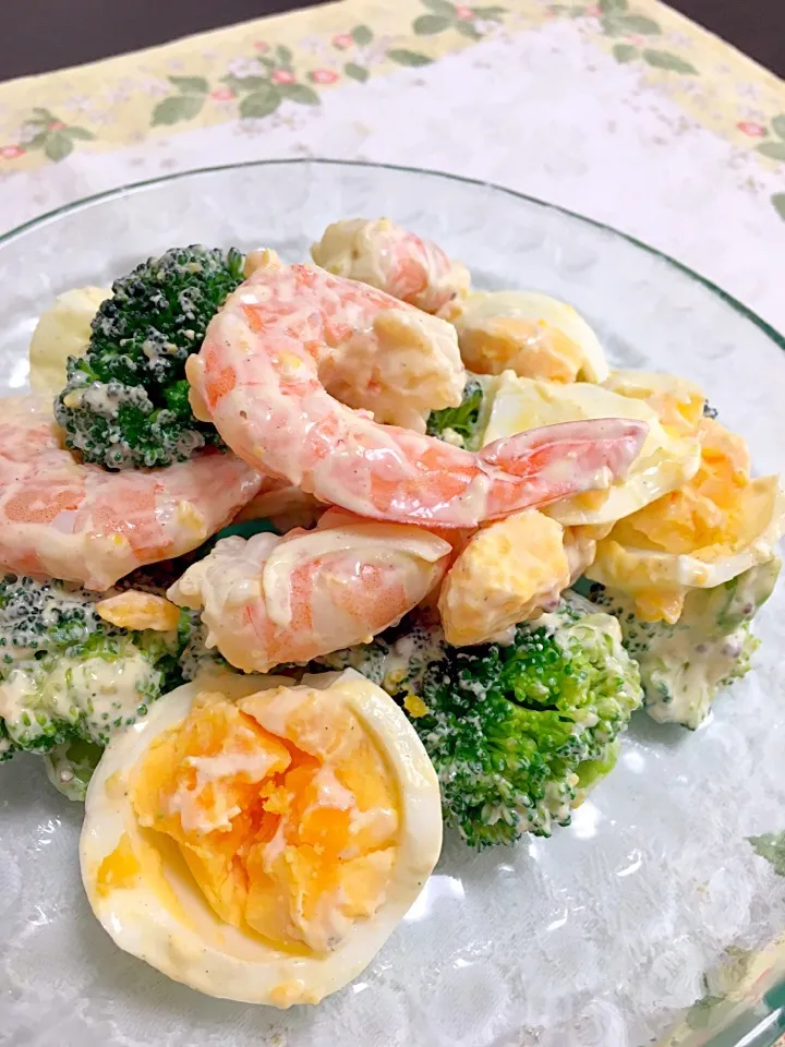 海老とブロッコリーのサラダ|ゆきりん。さん