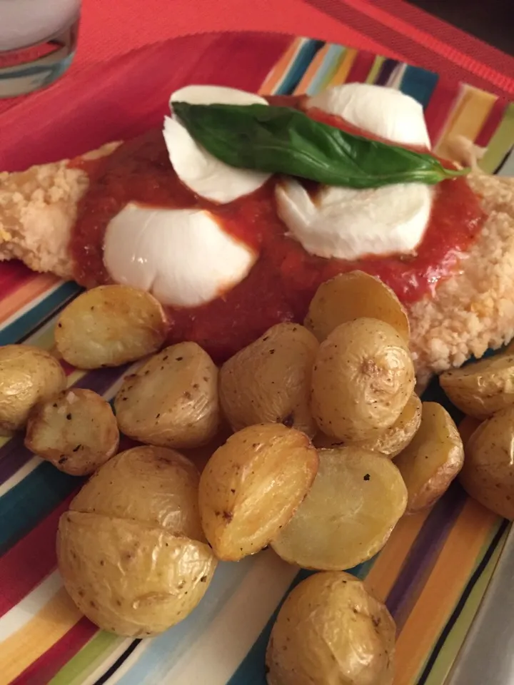 Chicken parm with FreshDirect cutlet|Alice Tang Lewinさん