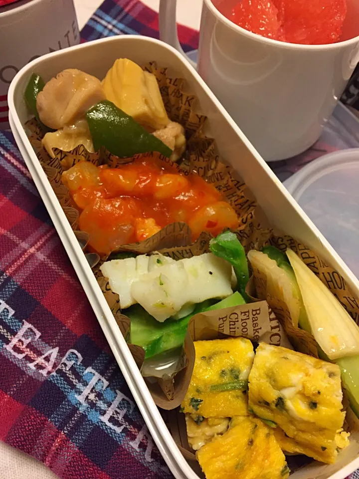 女子高生用 中華弁当|riorieさん