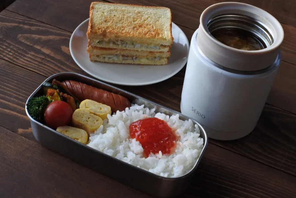 お弁当  酸辣湯
しらすトースト|まいぱんさん