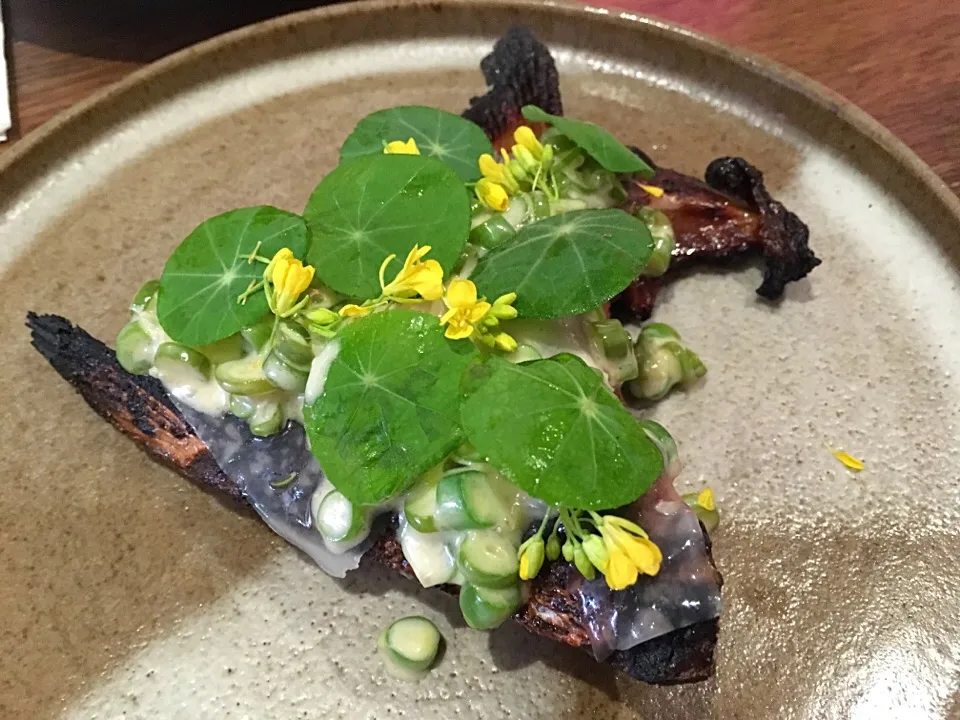 Grilled hamachi collar @ Salted And Hung|Ong Sor Fernさん