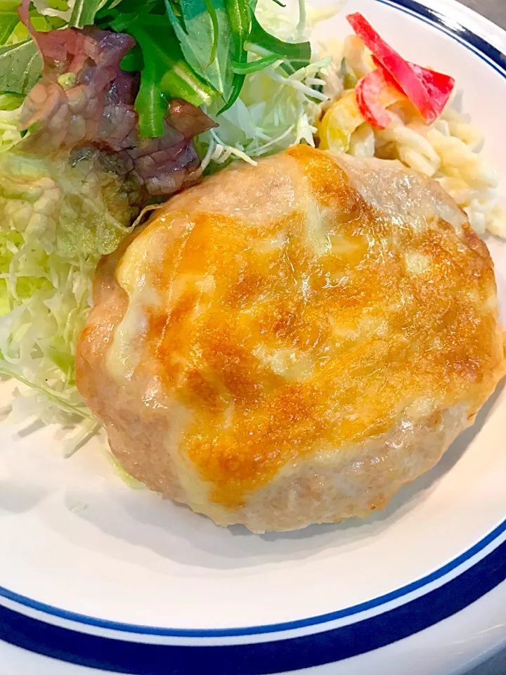 鶏つくねチーズ焼き|学食おばちゃんさん