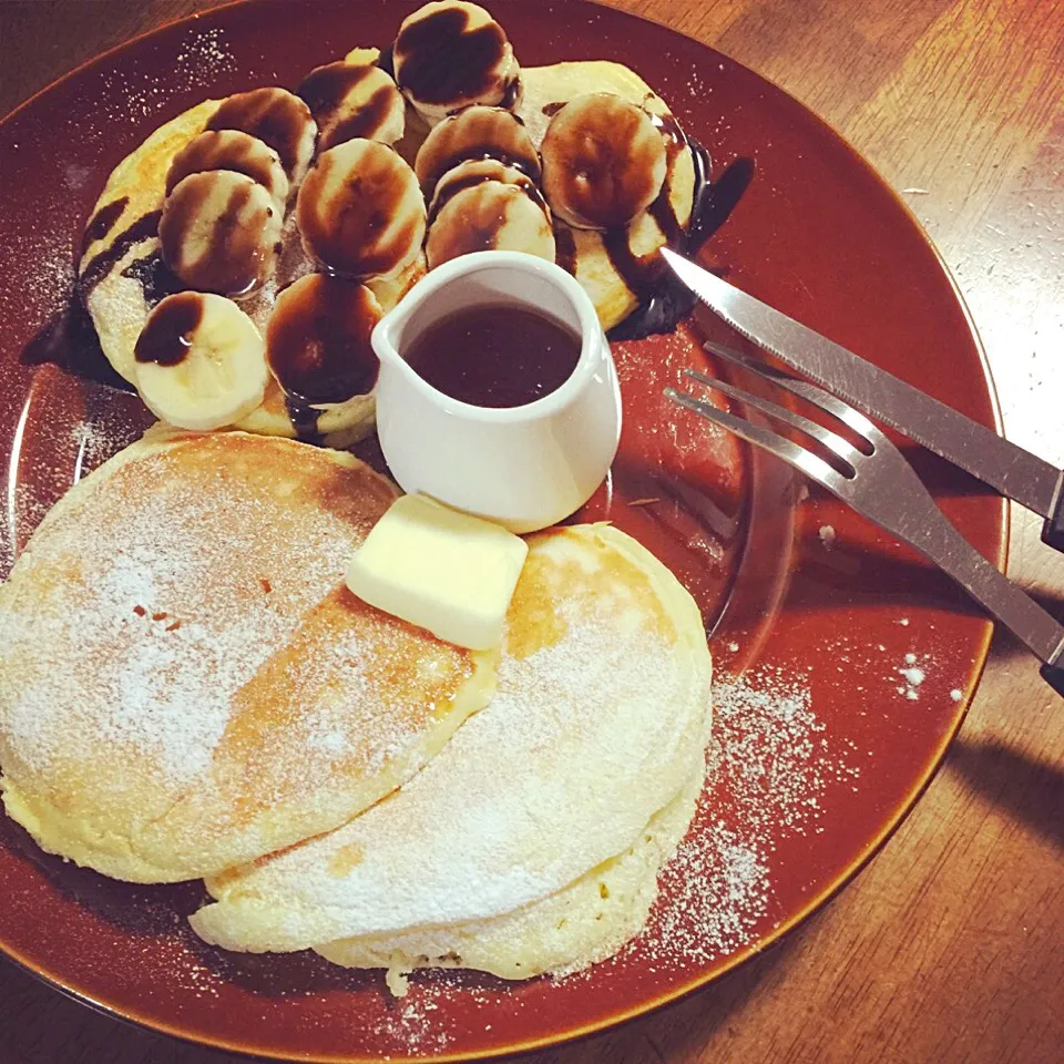 Snapdishの料理写真:自家製パンケーキ🥞|aiaiさん