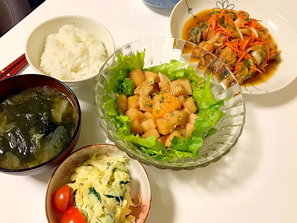 Snapdishの料理写真:#南蛮漬け晩御飯|ゆりえさん