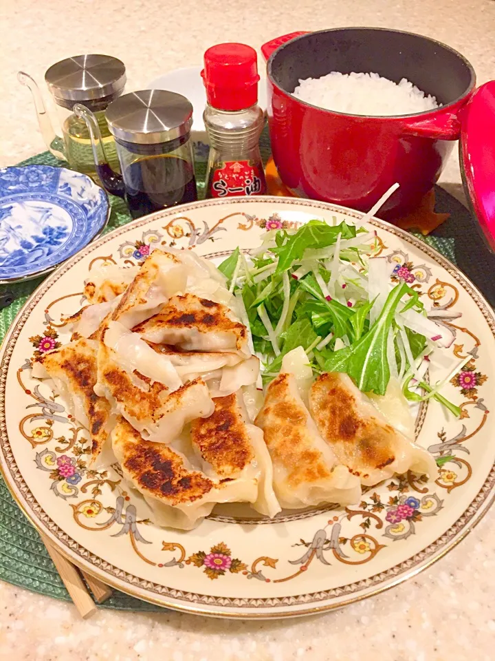 息子からのリクエストでまたまた餃子定食|Mayumiさん