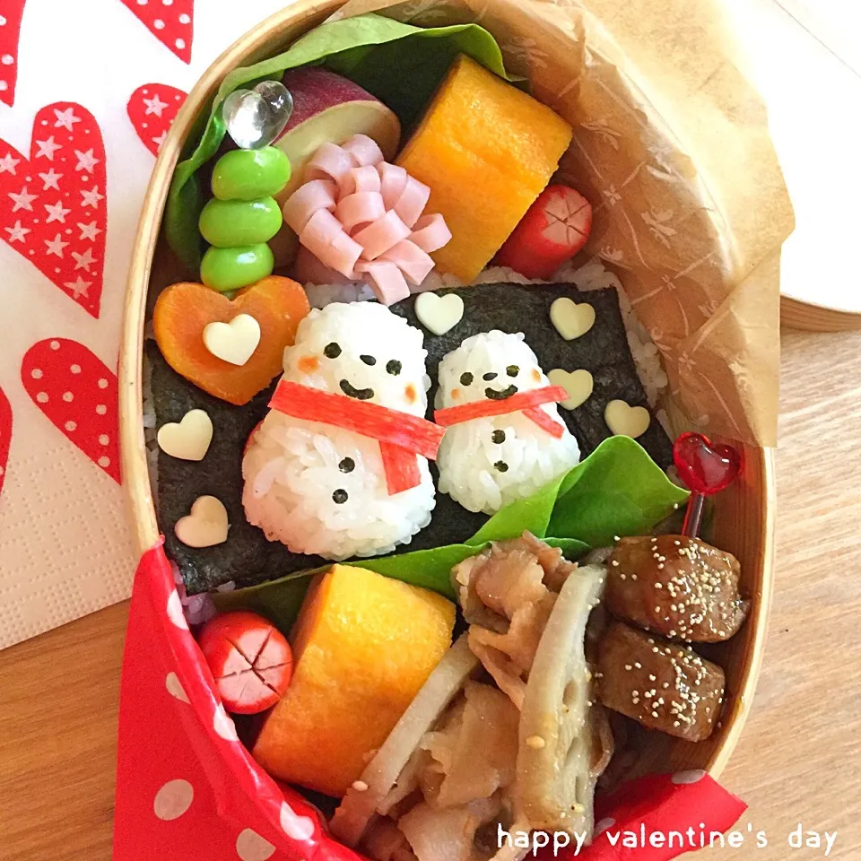 #バレンタイン弁当|yokkoiroさん