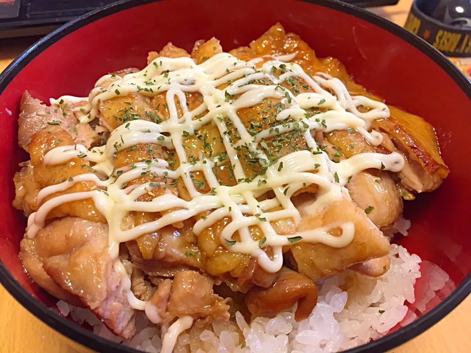 Snapdishの料理写真:照り焼きチキン丼|しゅんすけさん