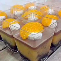 Snapdishの料理写真:Choco Orange Pudding #pudding #orange #chocholate #oreo|kueloverさん