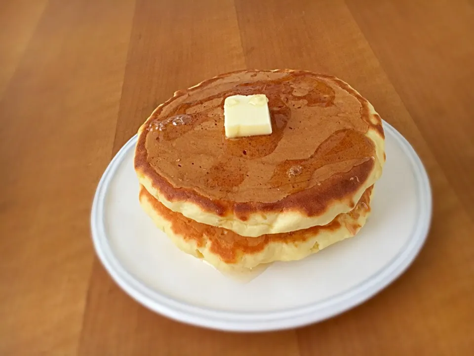 お餅入りホットケーキ|ぴのさん