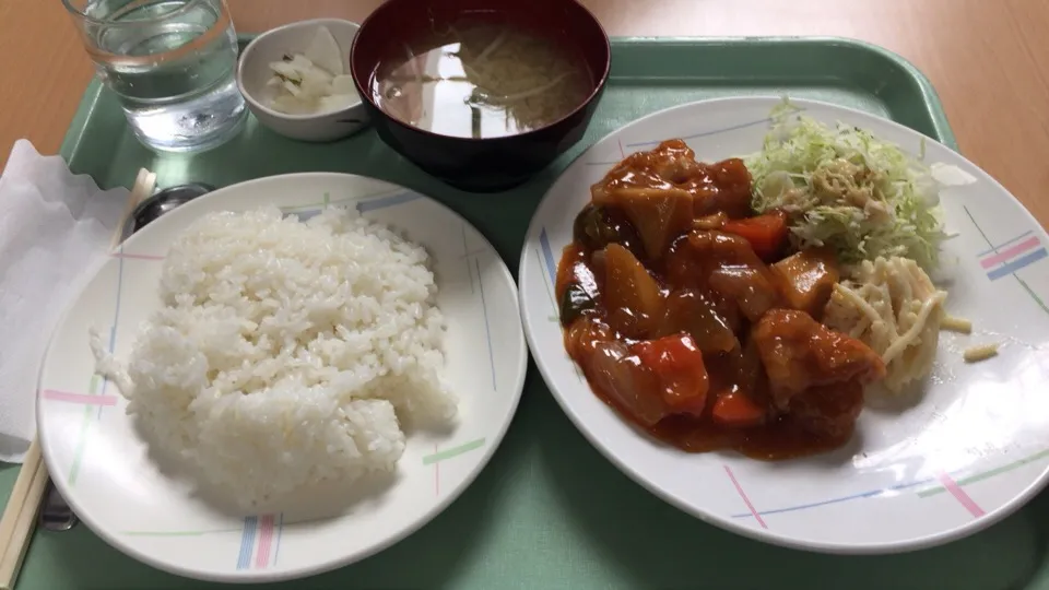 酢鶏定食 ４７０円|おっちさん