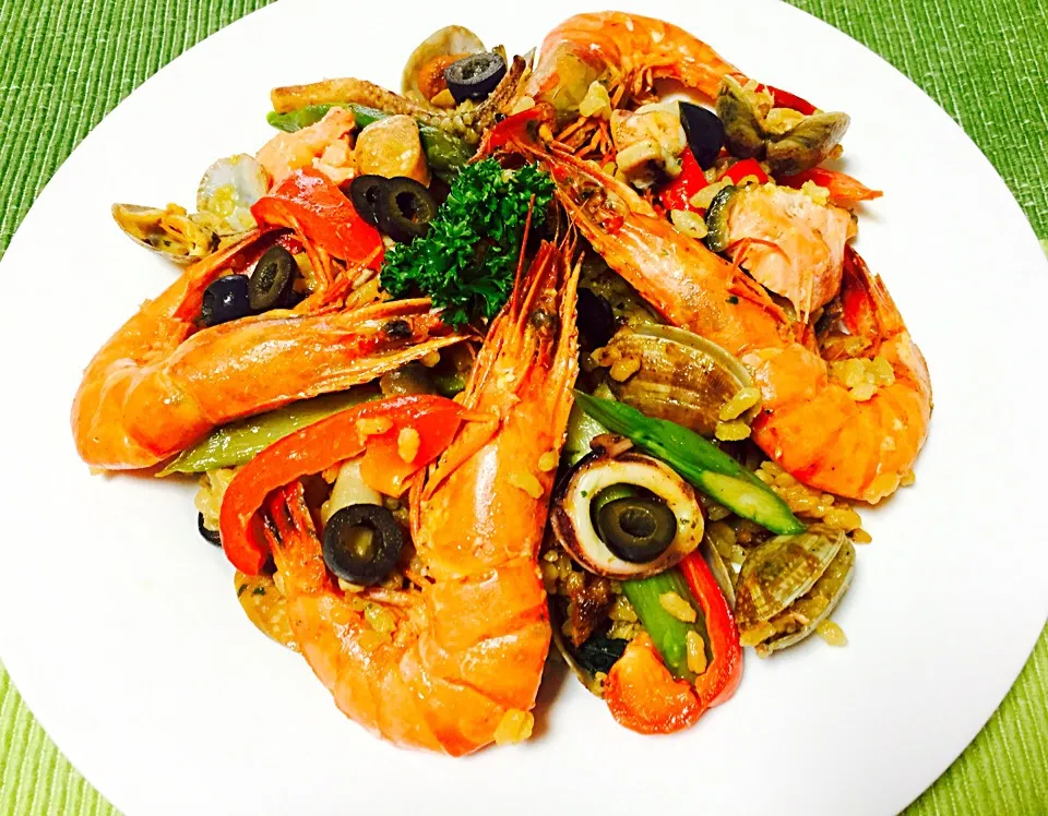 Seafoods Paella|Jaimie Alvarezさん