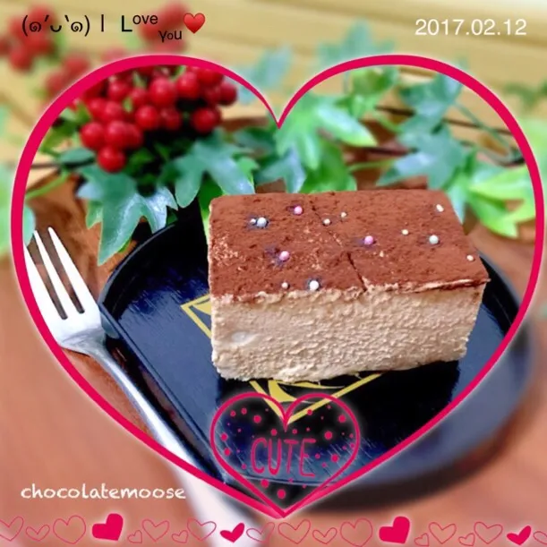 今日のスイーツ💕😊
『チョコムース♡』

バレンタインデーも近いのでチョコムースを作ってみました✨
お口に入れるとフワッとなくなります☺|はっちゃんさん