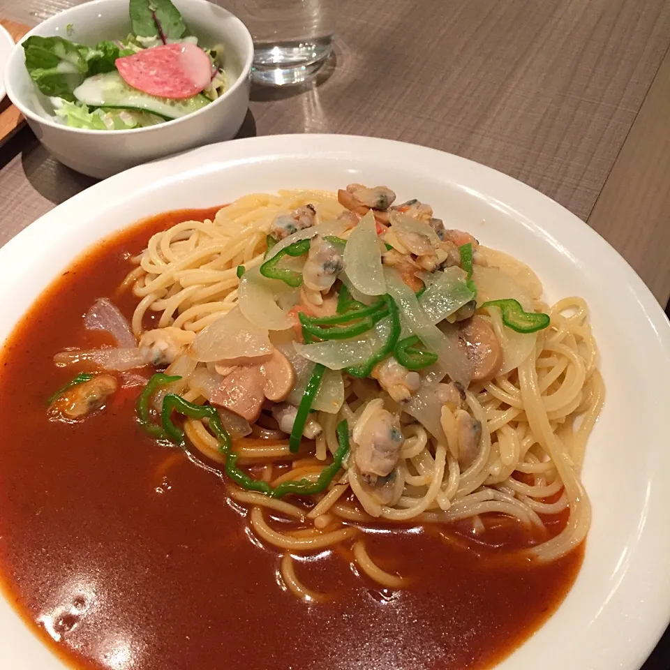 豊橋で食べる ヨコイのあんかけパスタ  ボンゴレ #名古屋めし|大石さん