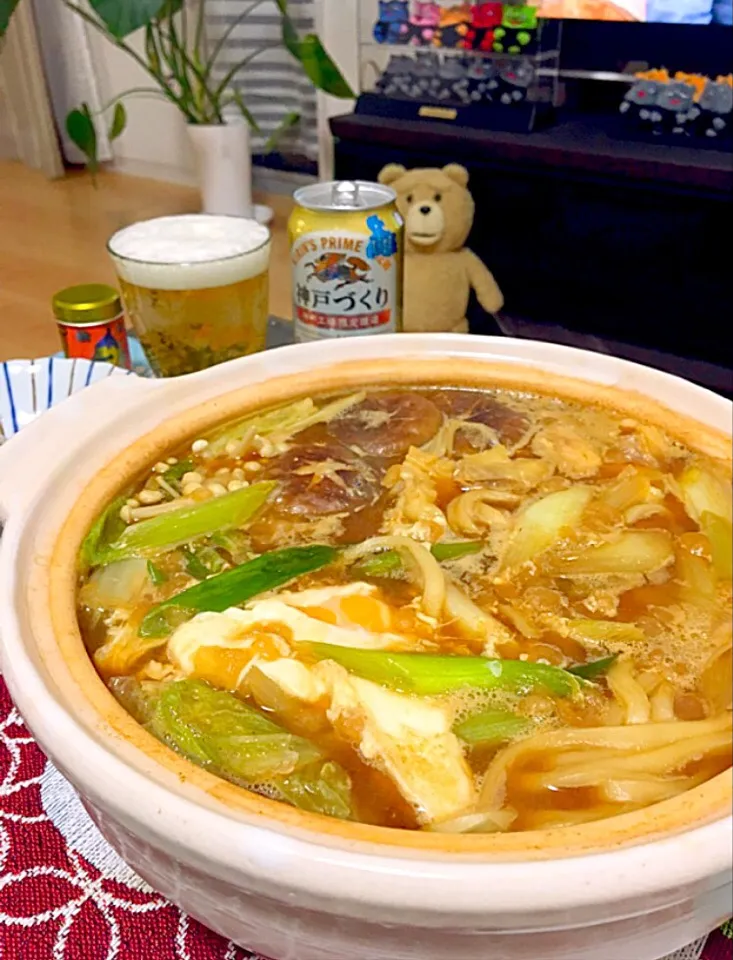 Snapdishの料理写真:味噌煮込みうどん🍲|ゆかりさん