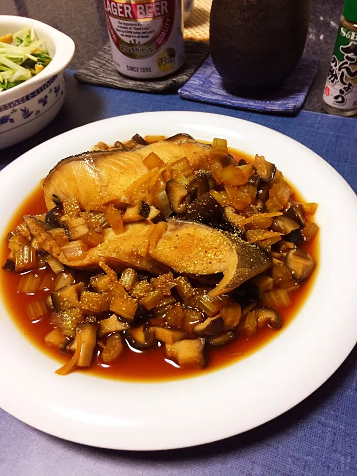 銀ダラとセロリの香り煮|ほっけまんさん