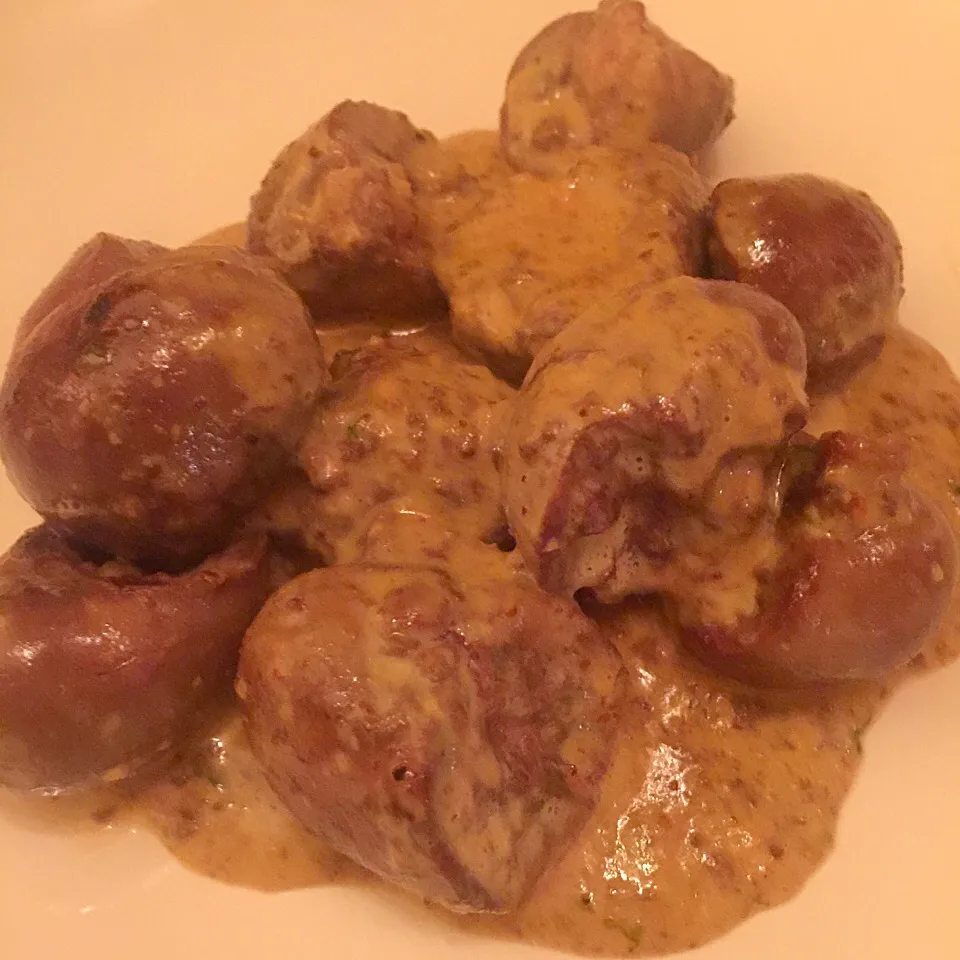 Kidneys in mustard-cream sauce|Generaalさん