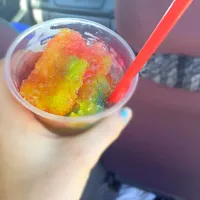 Snapdishの料理写真:Rainbow snow cone at the markets so much #fun|cookingqueenさん