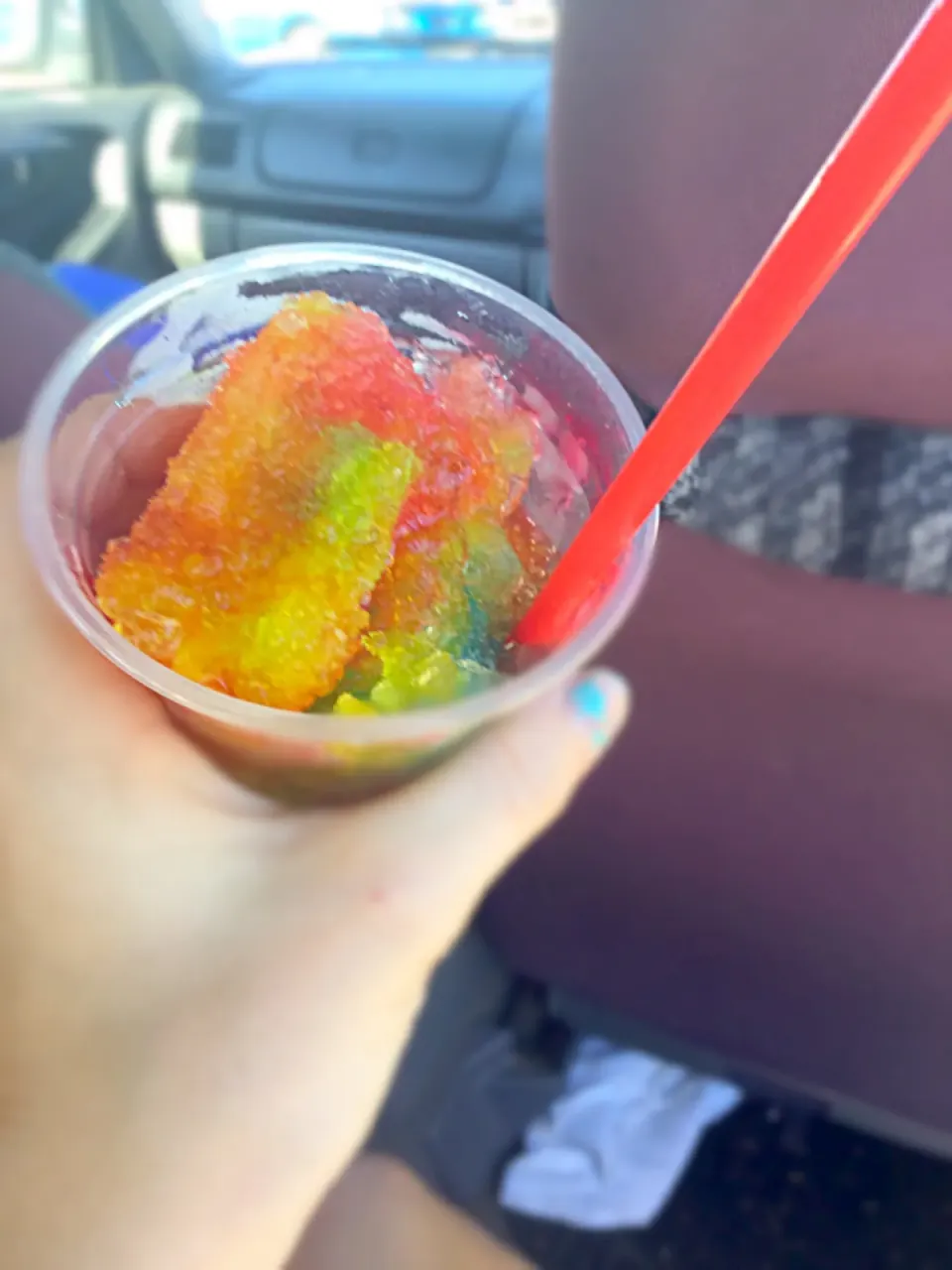 Snapdishの料理写真:Rainbow snow cone at the markets so much #fun|cookingqueenさん