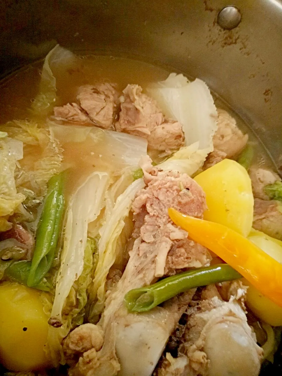 pork w/veggies for lunch|lynnさん