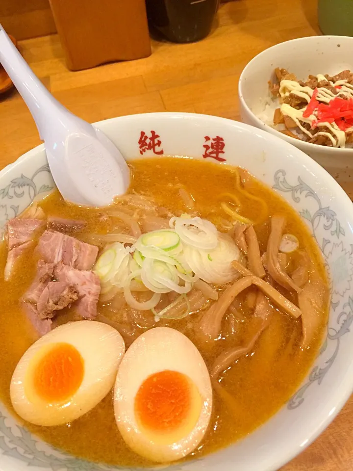 みそラーメン（まかない飯付き）@純連|ま〜てぃんさん