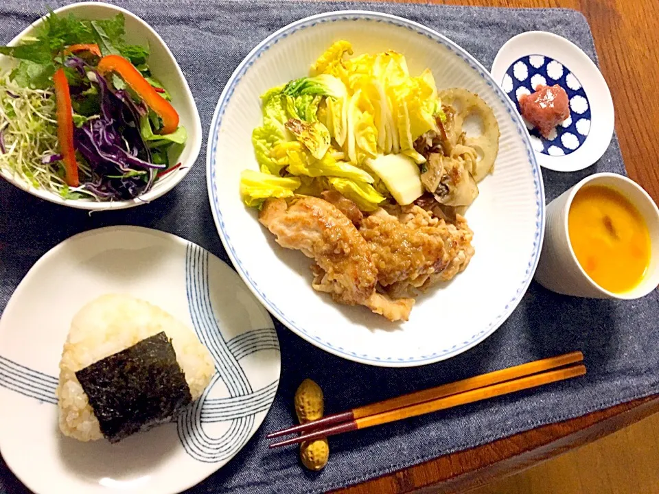 豚しょうが焼き晩ごはん|チコさん