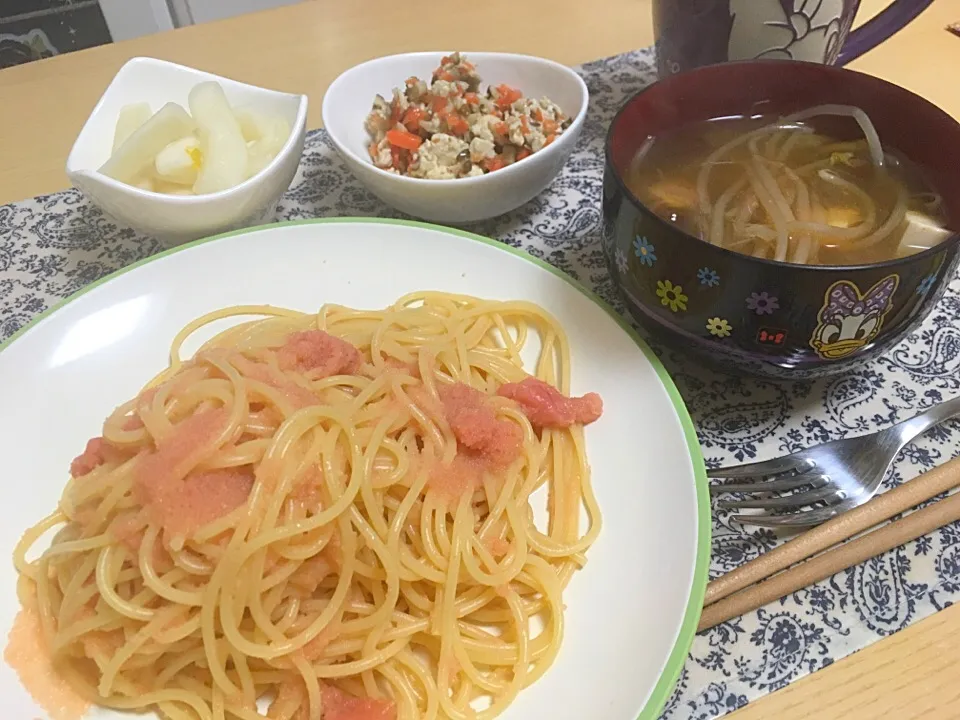 たらこバターパスタ🍝|みきさん