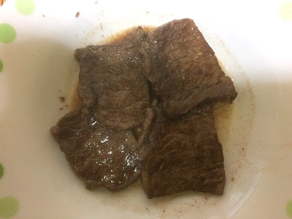 Snapdishの料理写真:牛ハラミ焼肉|ばーさんさん