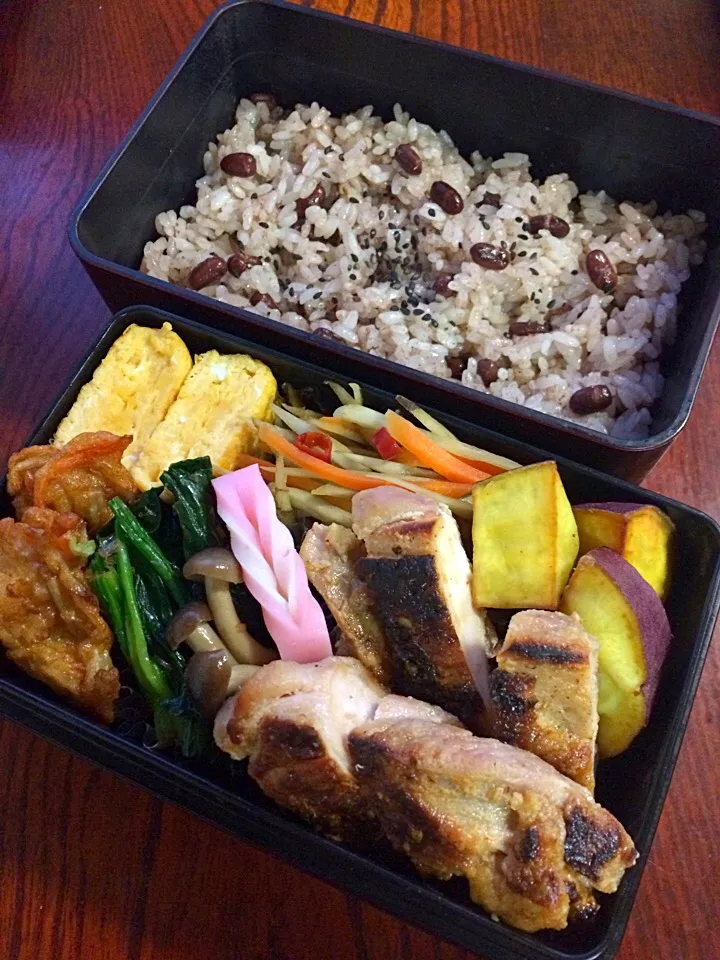 赤飯でお弁当|二キィさん