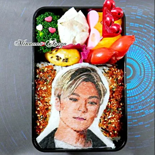 Snapdishの料理写真:SEVENTEEN『VERNON』弁当
 #オブラートアート|みんなのあねごさん