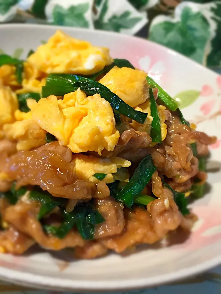 激リピ😂あゆ♡の料理 ご飯が進む～豚ニラ玉♪|あゆさん