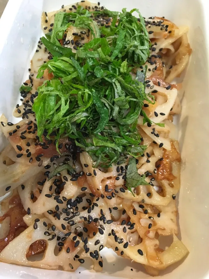 こずえ⑅◡̈*さんの料理 れんこんの梅きんぴら♡|key♪さん