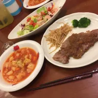 Snapdishの料理写真:すてーき！|あおいさん