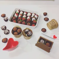 Snapdishの料理写真:Valentine's Day💝|とむとむさん