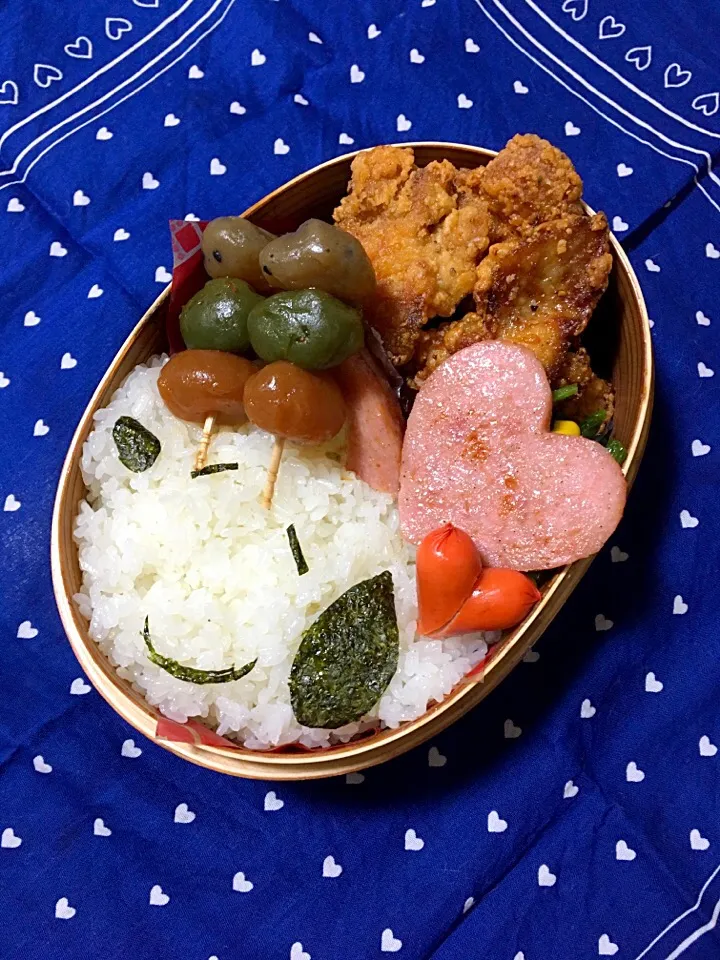 Snapdishの料理写真:バレンタイン弁当|にゃおさん