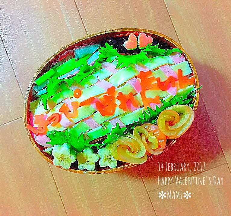 Happy Valentine's Day✩お弁当
#バレンタインデー 
#弁当|mamiさん