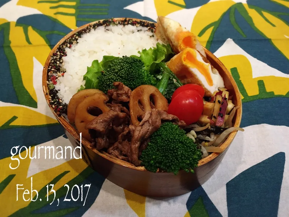 Snapdishの料理写真:2017.2.13 息子お弁当♪|プーティさん