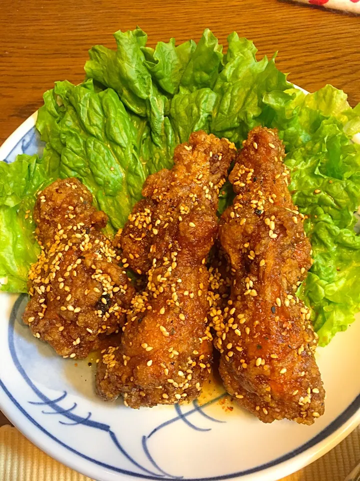 カタツムリさんの料理 鶏手羽中の名古屋風🍗|まりまりさん