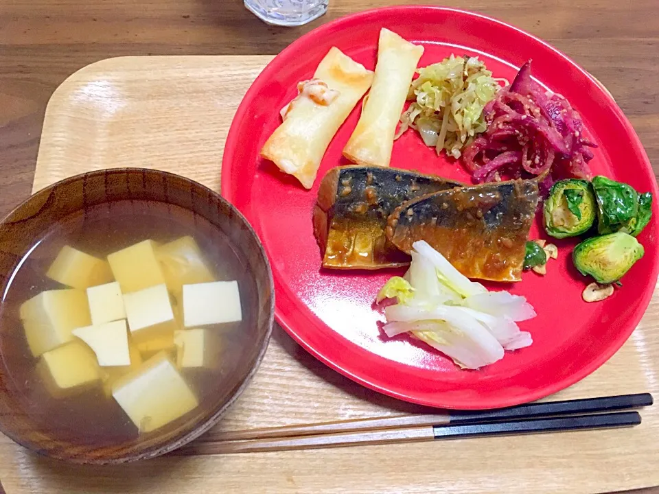 鯖の味噌煮定食|mikiさん