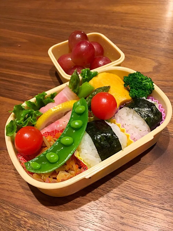 2月15日息子お弁当🍙|りいたあさん