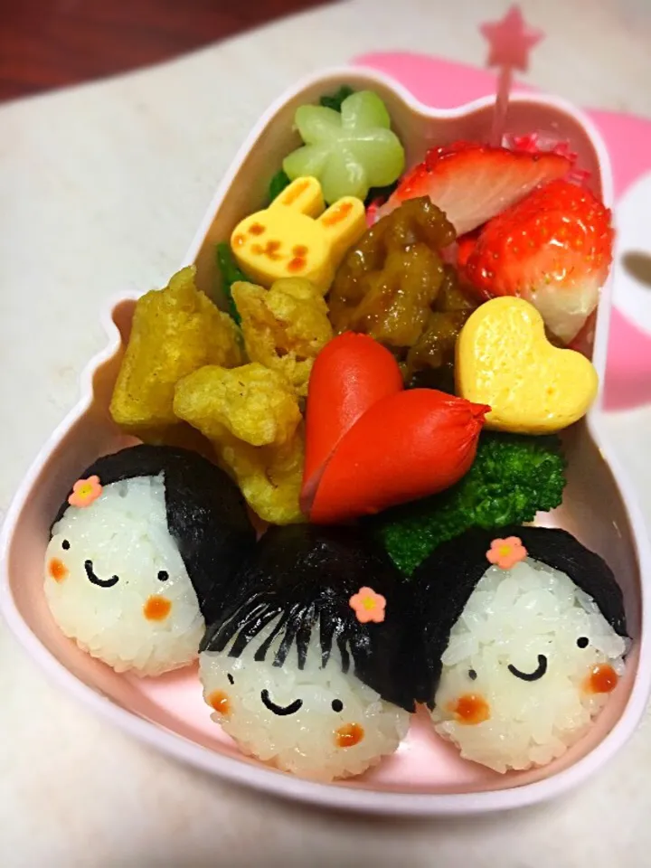 MAAさんの蒸したまごinでおちびのお弁当。|＊みお＊さん