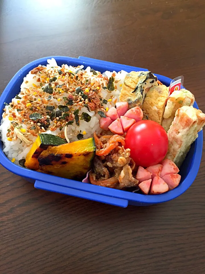 Snapdishの料理写真:豚肉とにんじんの味噌炒め弁当|kiicoさん