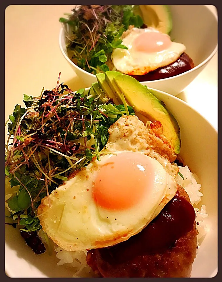 ロコモコ風〜Hawaian locomoko-style rice ball

#locomoco|toyamadaさん