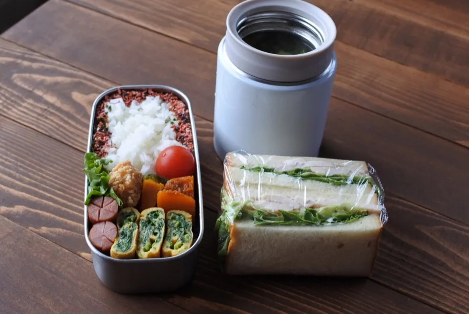 お弁当 味噌汁
サンドイッチ|まいぱんさん