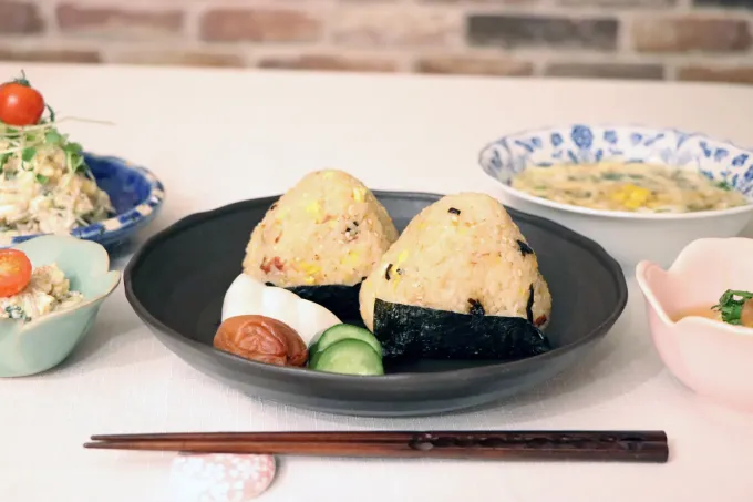 梅炊き込みご飯～たまご昆布混ぜおにぎり～|JA全農たまご株式会社さん