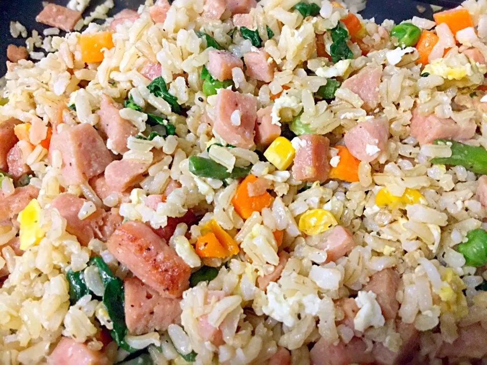 Spam Fried Rice with Brown Rice|lynさん