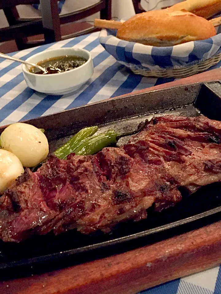 Snapdishの料理写真:out side steak|kennyさん