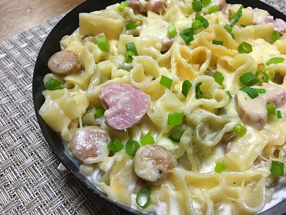 ✨Cheesy L❤ve pasta...チーズたっぷりのラブ❤️パスタ✨|🌺Sanntina🌺さん