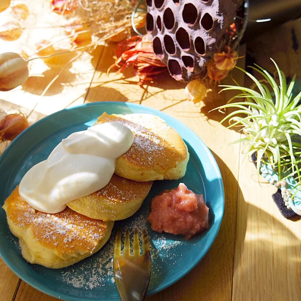 スフレパンケーキ|@chieko_tanabe_さん