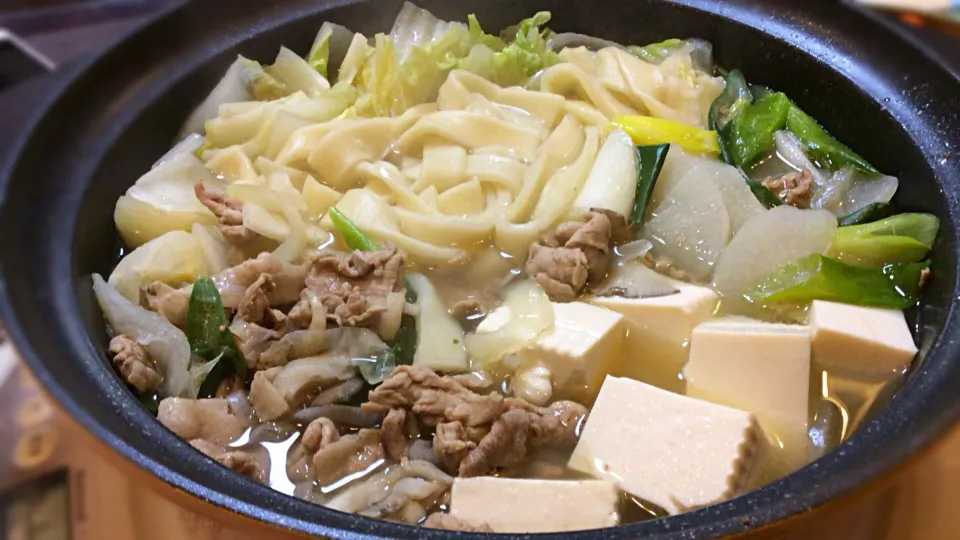 Snapdishの料理写真:うどんすき😋|アライさんさん