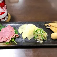 先輩にもらった高級芋焼酎に合うおつまみ|りんさん